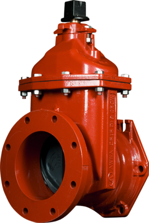 4"-12" Resilient Wedge NRS Gate Valves with Flanged x Mechanical Joint Ends