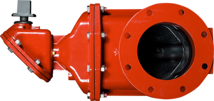 3"-12" Resilient Wedge NRS Gate Valves with Flanged Joint Ends with Enclosed Miter Gearing