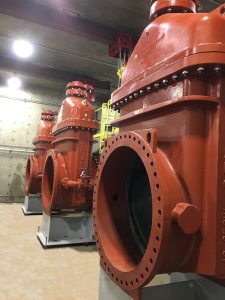 AMERICAN Flow Control provided three 48-inch resilient wedge gate valves for the Rate of Flow Control Station, which manages and maintains the water flowing to the Las Vegas Strip.