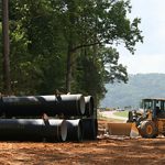 AMERICAN is providing more than 60,000 feet of 42- and 48-inch ductile iron pipe for raw and finished water transmission lines as part of the Southeast Water Treatment Plant project.